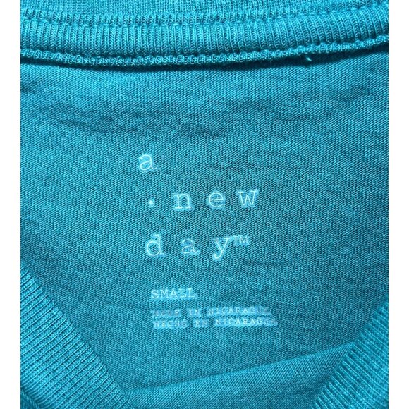 A New Day - Women's Slim Fit Short Sleeve Ribbed T-Shirt - Green - Small - Picture 12 of 16